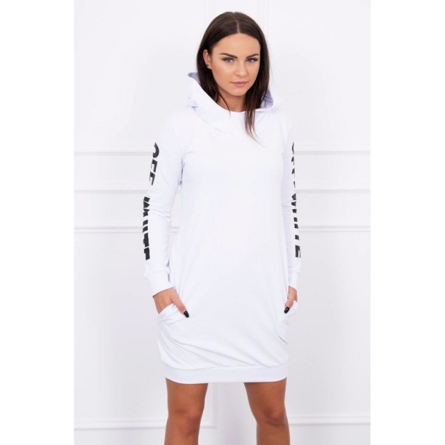 Daljši pulover/obleka OFF WHITE bele barve 62072