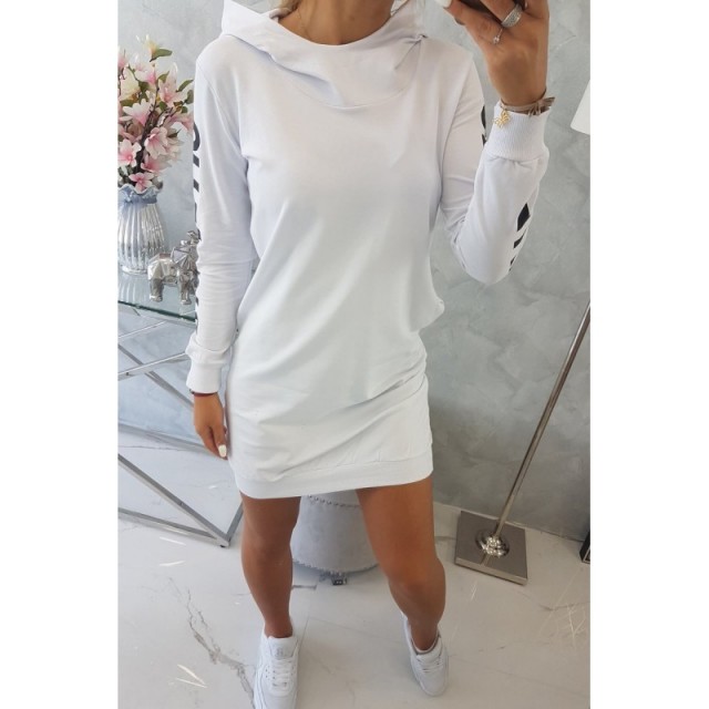 Daljši pulover/obleka OFF WHITE bele barve 62072