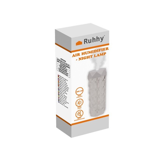 Vlažilec zraka z nočno lučko Ruhhy (400 ml)