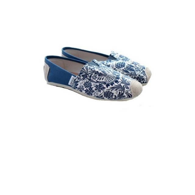 Espadrile modre aztec 0015-21A BLUE