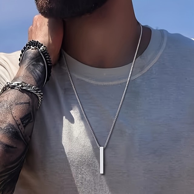 Personalizirana moška verižica z gravuro po želji
