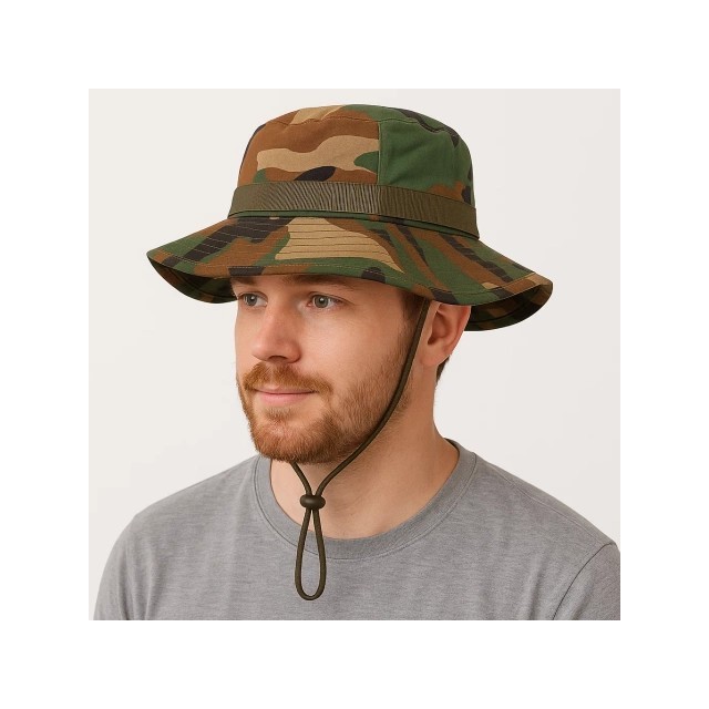 Kamuflažni klobuk – zaščita pred soncem in dežjem