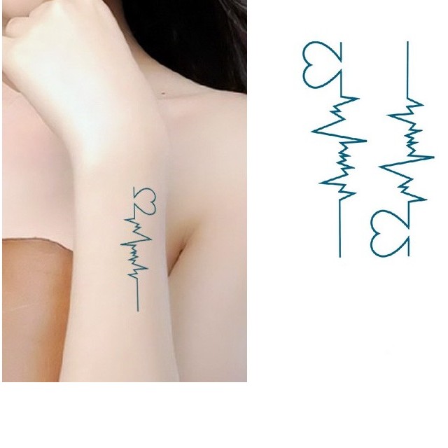 Komplet tatujev srčni utrip 2 kompleta