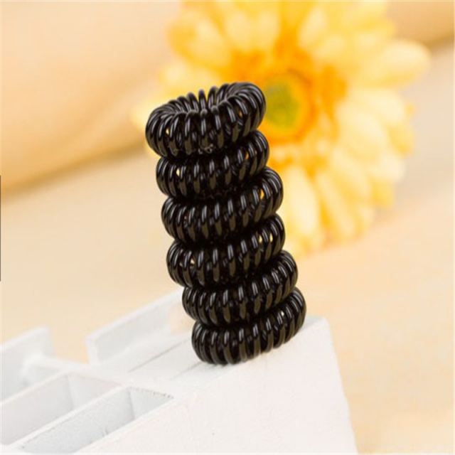 Komplet 10 črnih elastičnih gumic