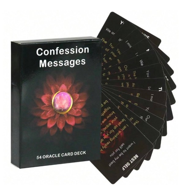 Confession Messages – 54 orakeljskih kart z ljubezenskimi priznanji