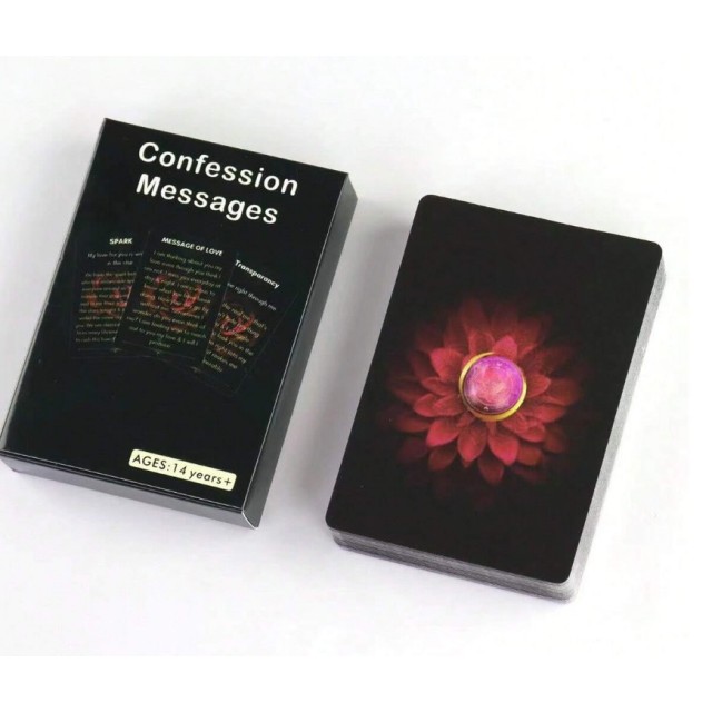 Confession Messages – 54 orakeljskih kart z ljubezenskimi priznanji
