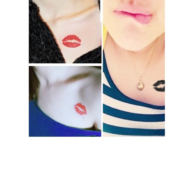 Komplet tatujev ustnice 2 kompleta