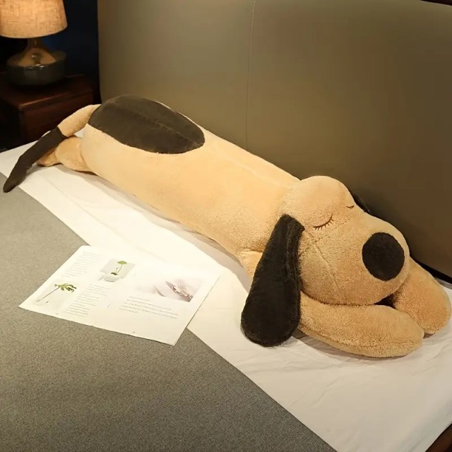 XXL plišasta igrača speči kužek 130cm