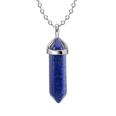 Verižica z obeskom pravega kamna, LAPIS LAZULI