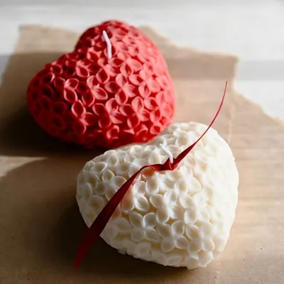 DIY srčasti cvetlični silikonski model za sveče & ročno izdelana mila 