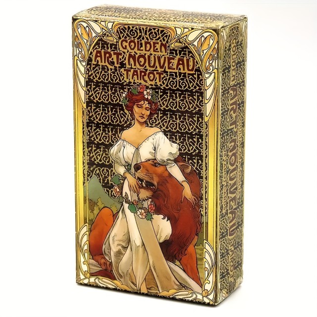 Zlati Tarok Art Nouveau - 78 elegantnih ilustriranih kart