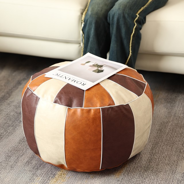 Prevleka za tabure iz umetnega usnja – večbarvna (53x35 cm)