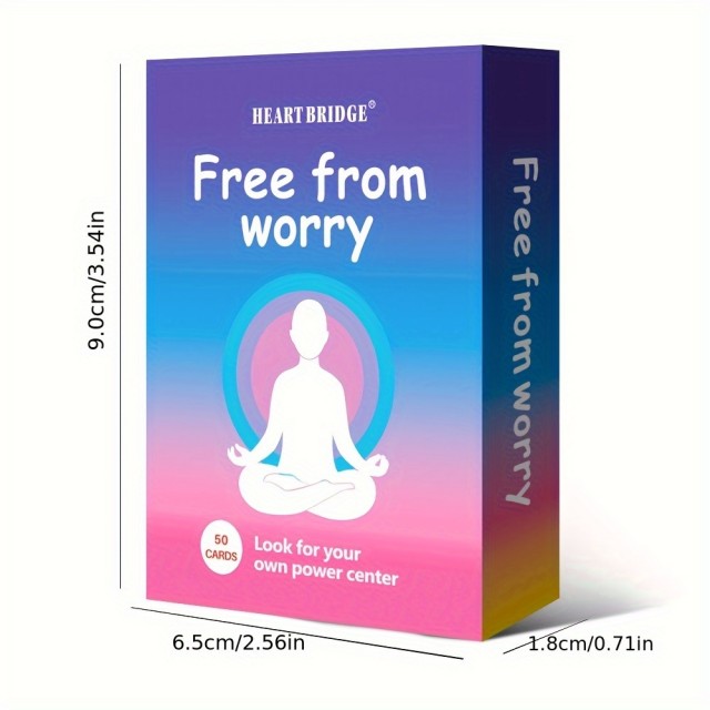 Free From Worry – Karte za sprostitev in obvladovanje stresa (50 kart)