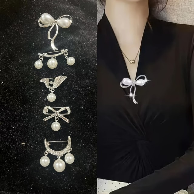 Akcijski komplet petih elegantnih brošk