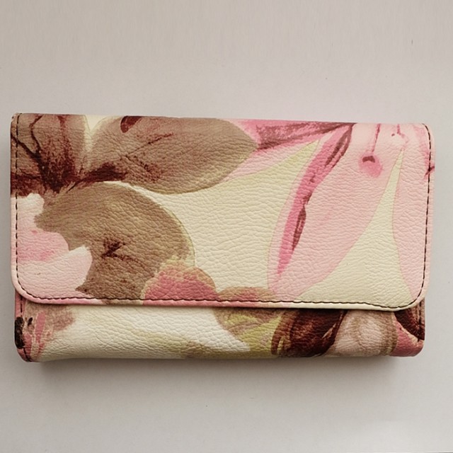 Rožičasta roza denarnica