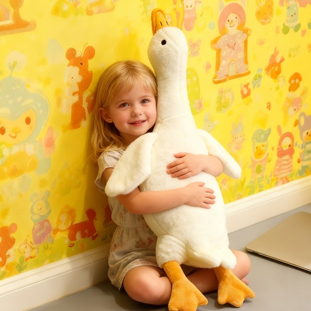 XXL plišasta igrača račka 90cm