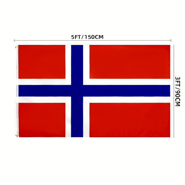 Zastava Norveške 90 cm x 150 cm – norveška zastava
