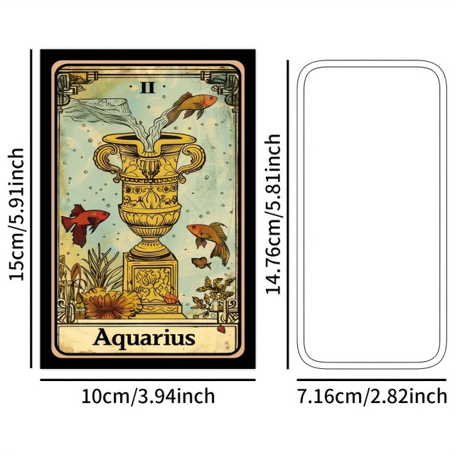 Astrološke Zodiakalne Karte – Vintage Stenski Orakelj 