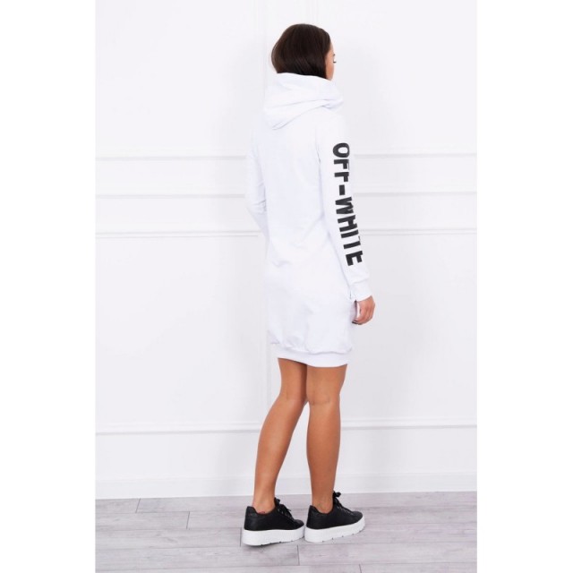 Daljši pulover/obleka OFF WHITE bele barve 62072