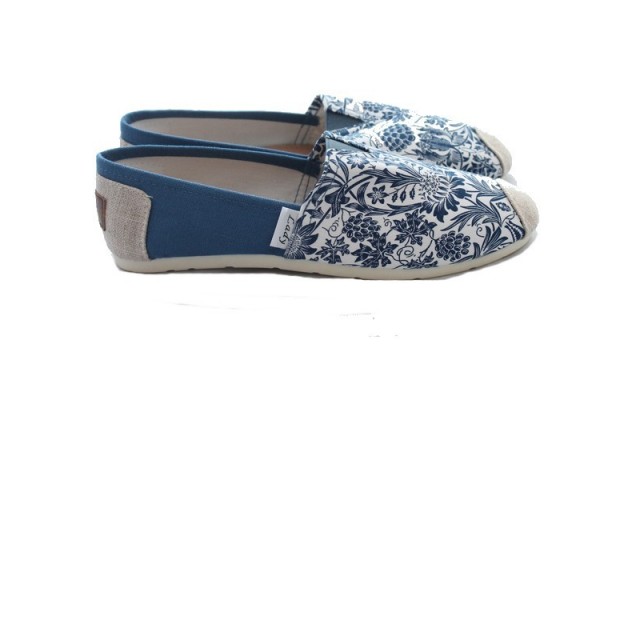 Espadrile modre aztec 0015-21A BLUE