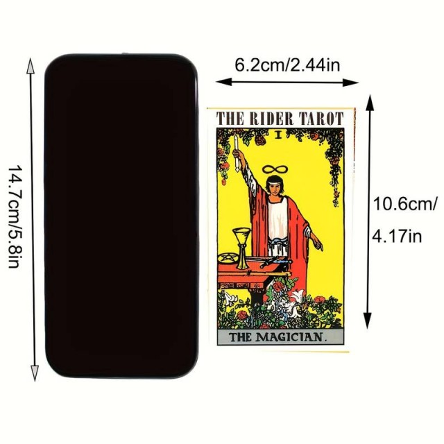 Tarot karte za vedeževanje THE RIDER TAROT 78 kart + navodila