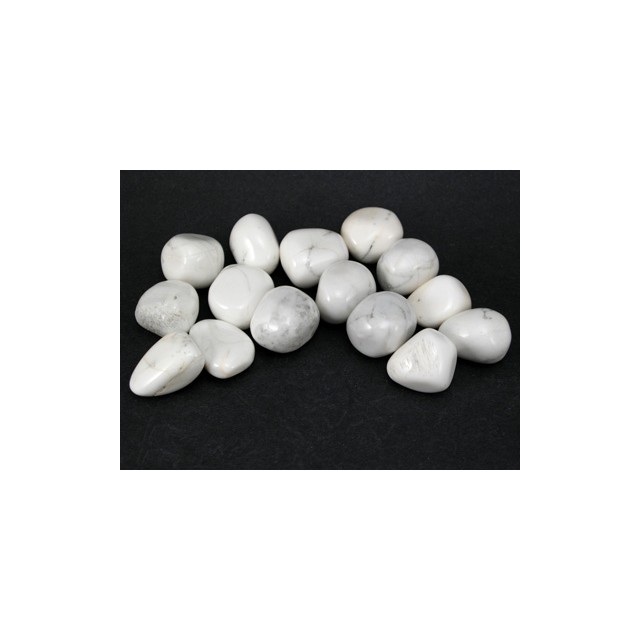 Obesek s poldragim kamnom Howlite (Magnesite)