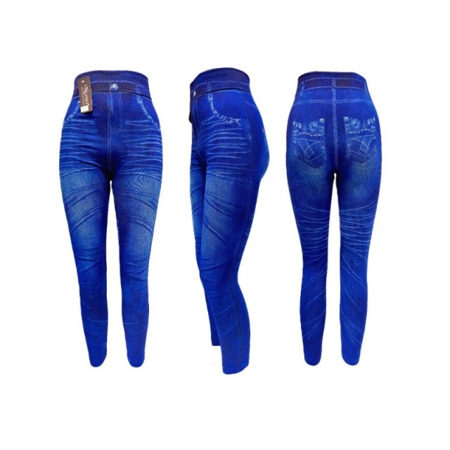 Modne jeans pajkice v modri barvi 7051
