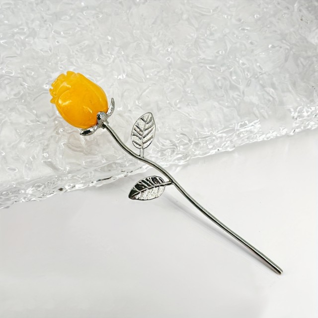 Dekorativna vrtnica iz naravnega kamna – Rumeni Kalcit (Yellow Calcite)