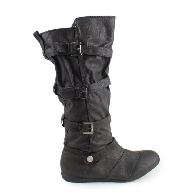 Škornji modni temno rjavi (BFE512-6 DK.BROWN)