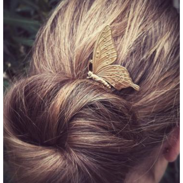 Sponka za lase metuljček