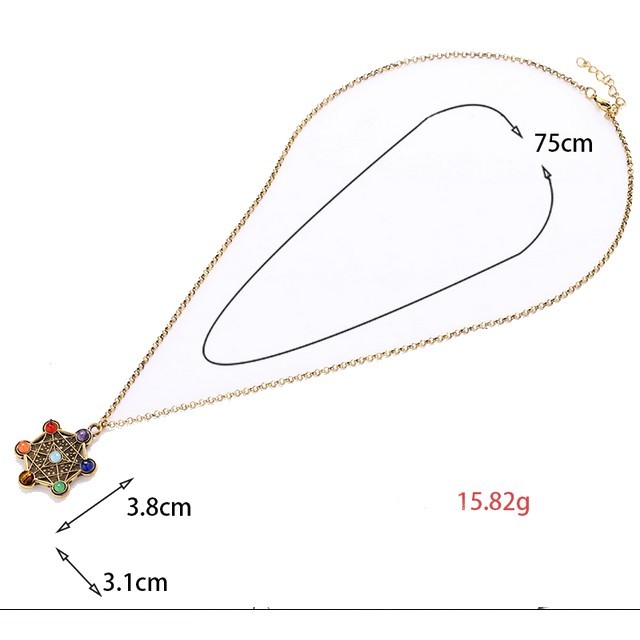 Verižica s sedmimi čakrami 3