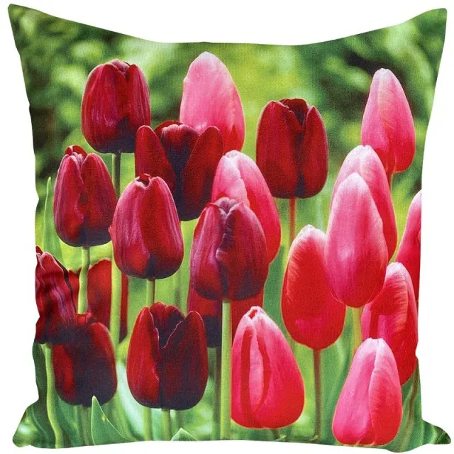 Okrasna blazina RDEČI TULIPANI