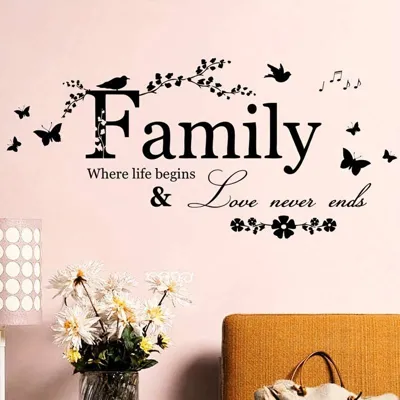 Stenska nalepka FAMILY